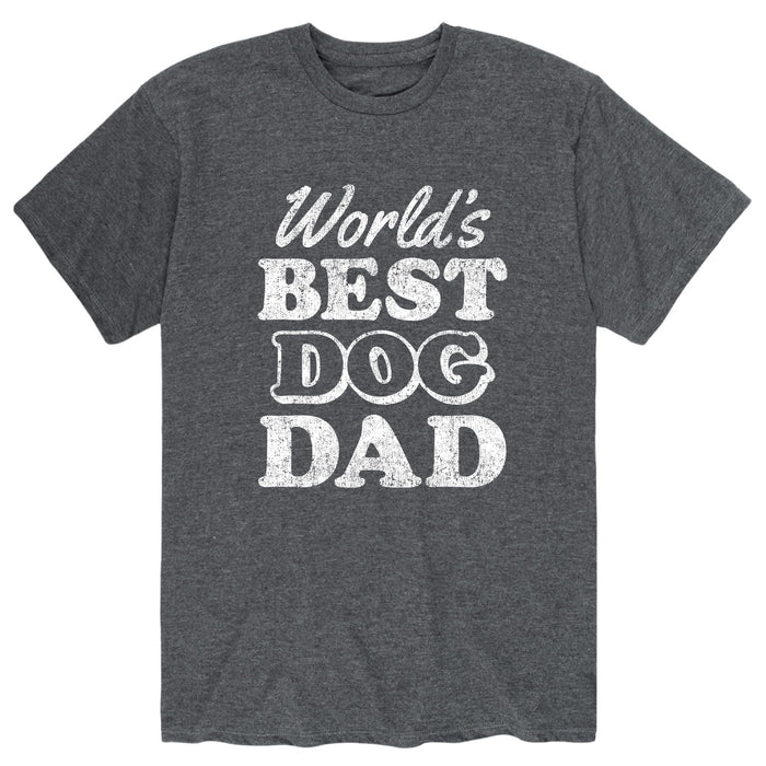 Worlds Best Dog Dad Mens Short Sleeve Tee