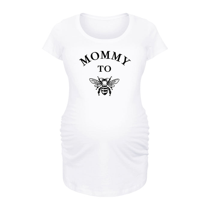 Mommy To Bee Maternity Scoop Neck Tee