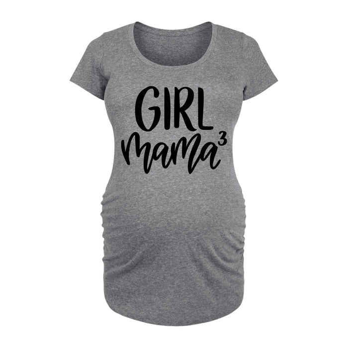 Girl Mama Cubed Womens Maternity Scoop Neck Tee