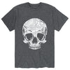 Road Map Skull Mens Lc Mens Short Sleeve Tee