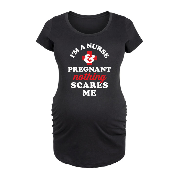 Im A Nurse And Pregnant Maternity Scoop Neck Tee
