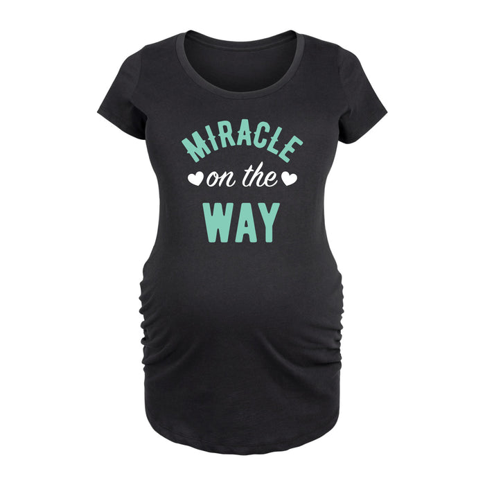 Miracle On The Way Maternity Scoop Neck Tee