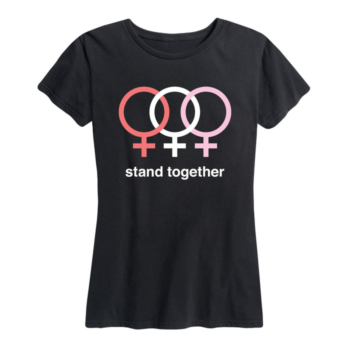 Stand Together Womenss Short Sleeve Classic Fit Tee