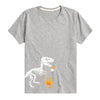 TRex Skeleton Campfire Side Hit Youth Short Sleeve Tee