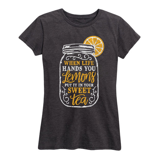 When Life Hands You Lemons Ladies Short Sleeve Classic Fit Tee