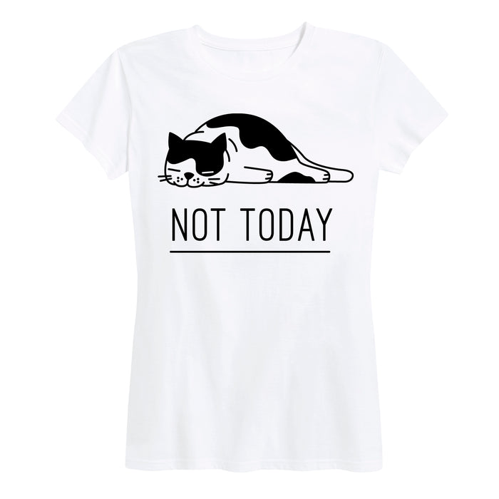 Not Today Cat Ladies Short Sleeve Classic Fit Tee