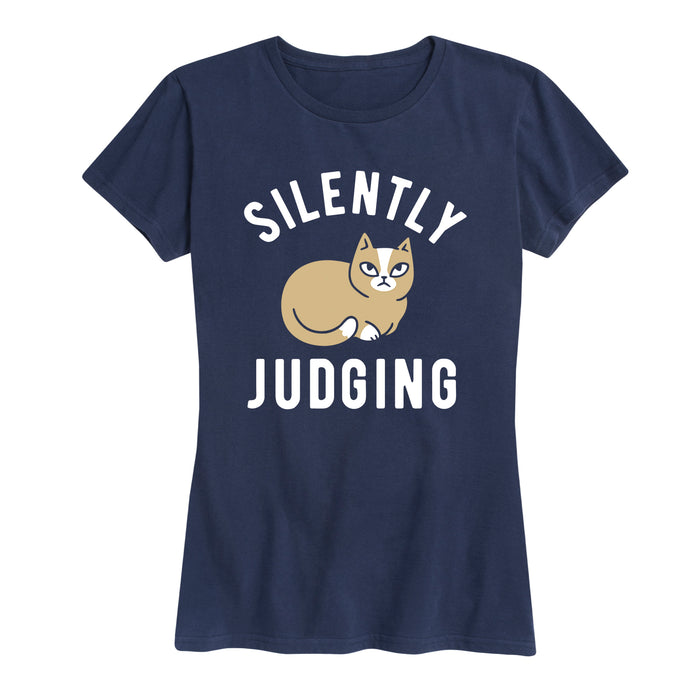 Silently Judging Ladies Short Sleeve Classic Fit Tee