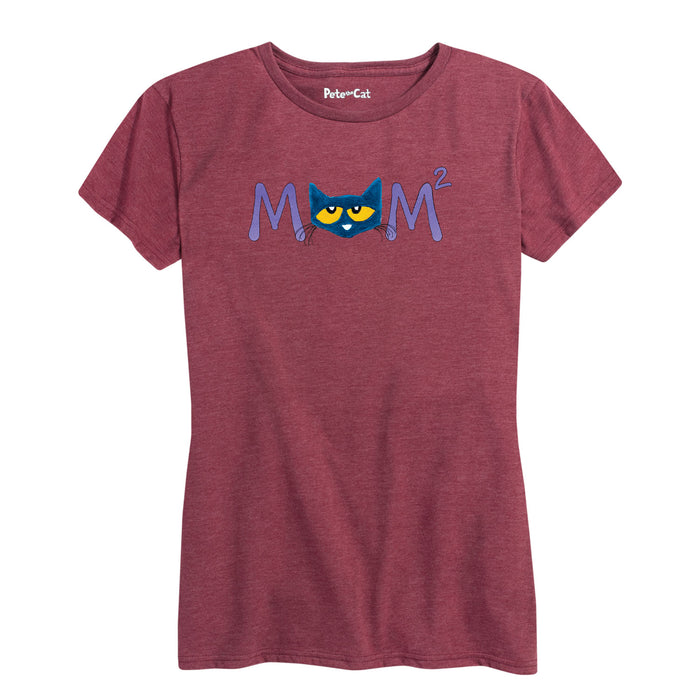 Ptc Face Mom Cubed Womenss Short Sleeve Classic Fit Tee