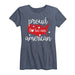 Proud To Be An American V3 Ladies Short Sleeve Classic Fit Tee