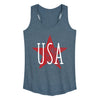 Usa Star Womens Racerback Tank