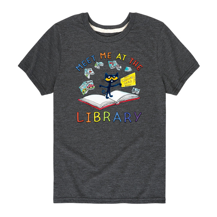 PTC Meet Me At The Library Youth Short Sleeve Tee
