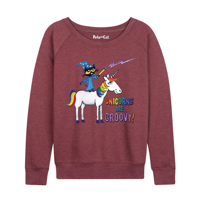 Pete the Cat™ - Unicorns Are Groovy - Women's Slouchy