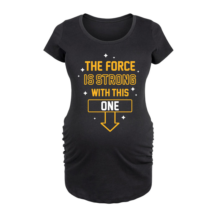 Force Strong With This One Maternity Scoop Neck Tee