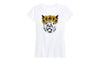 Pig Sunflower Crown Ladies Short Sleeve Classic Fit Tee