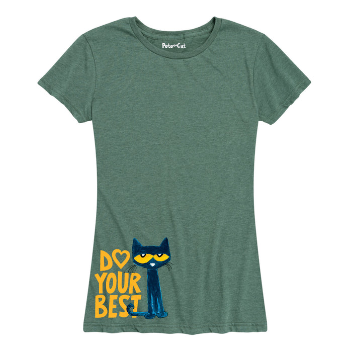 Ptc Do Your Best Bottom Side Hit Womenss Short Sleeve Classic Fit Tee