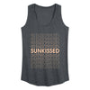 Sunkissed Fade Womens Racerback Tank