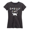 Smelly Cat Womenss Short Sleeve Classic Fit Tee