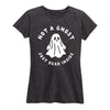 Not A Ghost Just Dead Inside Ladies Short Sleeve Classic Fit Tee