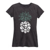 Skull Pineapple Ladies Short Sleeve Classic Fit Tee