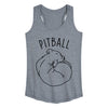 Pitball Adult Womens Racerback Tank