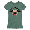 Snug As A Pug Ladies Short Sleeve Classic Fit Tee