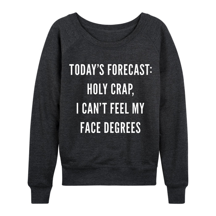 Todays Forecast Ladies French Terry Pullover