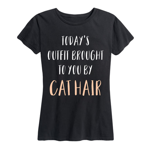 Outfit By Cat Hair Ladies Short Sleeve Classic Fit Tee