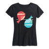 Pink And Blue Birds - Women's Short Sleeve T-Shirt