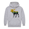 Tree Fill Moose - Men's Hoodie