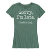 Sorry I'm Late Saw Dog - Womens's Short Sleeve T-Shirt