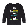 Paused My Game To Hunt Kids Long Sleeve Tee