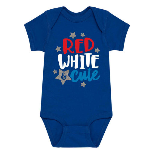 Red White Cute - Infant One Piece