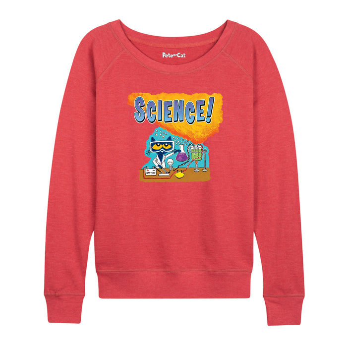 Pete The Cat™ Science Womens French Terry Pullover
