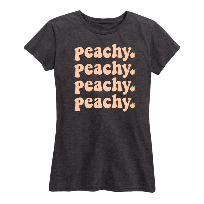 Peachy Stacked - Women's Short Sleeve T-Shirt
