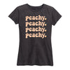 Peachy Stacked - Women's Short Sleeve T-Shirt