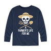 Farmer'S Life For Me Kids Long Sleeve Tee