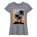 Sunset Palm Trees - Women's Short Sleeve T-Shirt