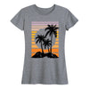 Sunset Palm Trees - Women's Short Sleeve T-Shirt