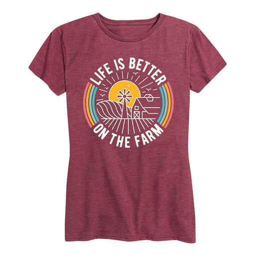 Life Is Better On The Farm - Women's Short Sleeve T-Shirt
