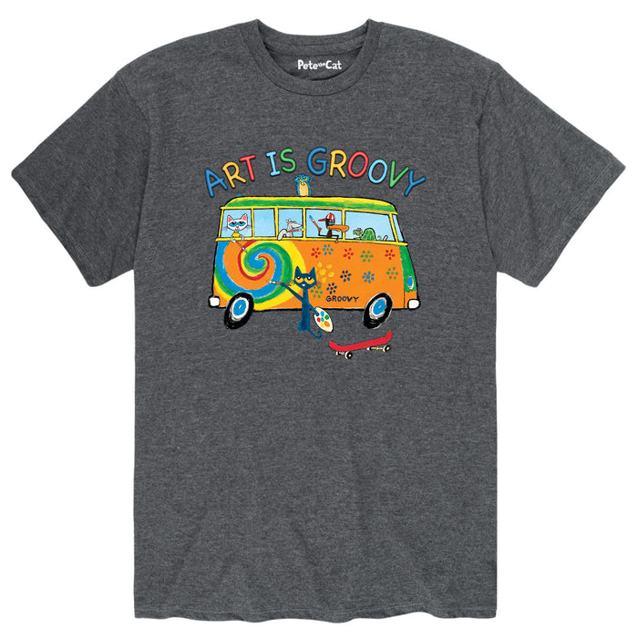 PTC Art Is Groovy Bus Men's Short Sleeve T-Shirt