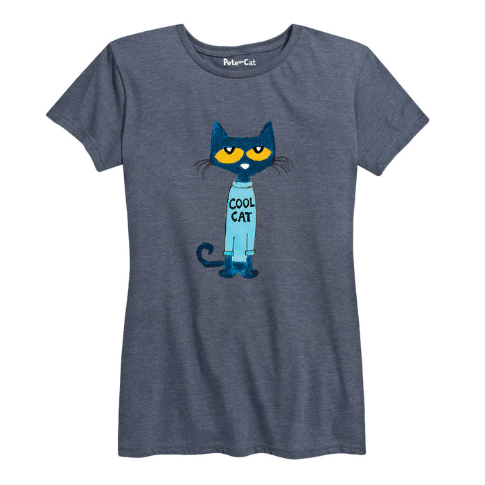 Pete The Cat™ Pete Cool Cat Shirt Womenss Short Sleeve Classic Fit Tee
