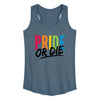 Pride Or Die Womens Racerback Tank