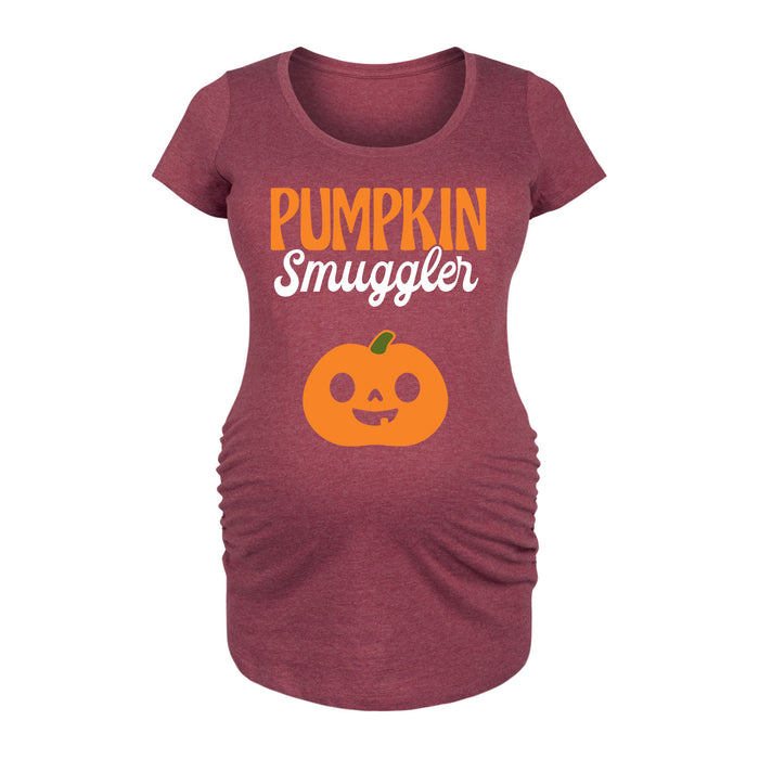 Pumpkin Smuggler Maternity Scoop Neck Tee