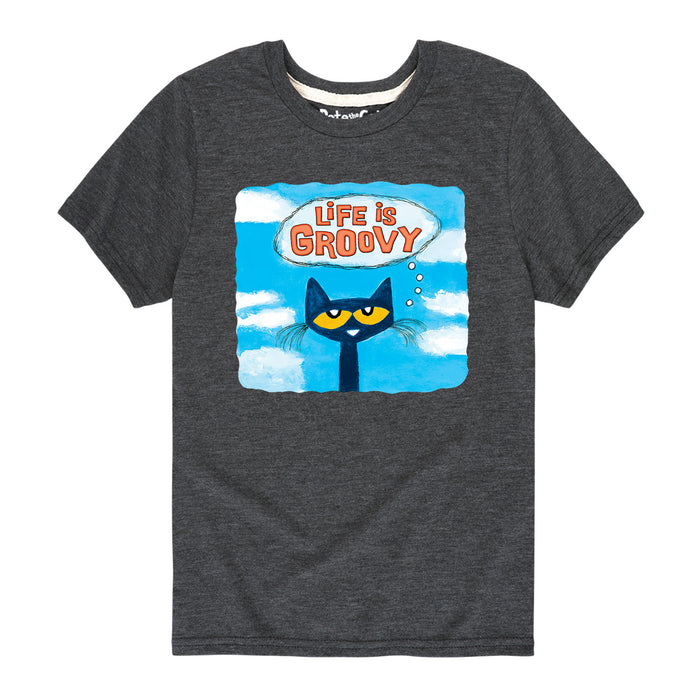 Ptc Life Is Groovy-Kids Youth Short Sleeve Tee