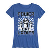 Power To The Cat Ladies Ladies Short Sleeve Classic Fit Tee
