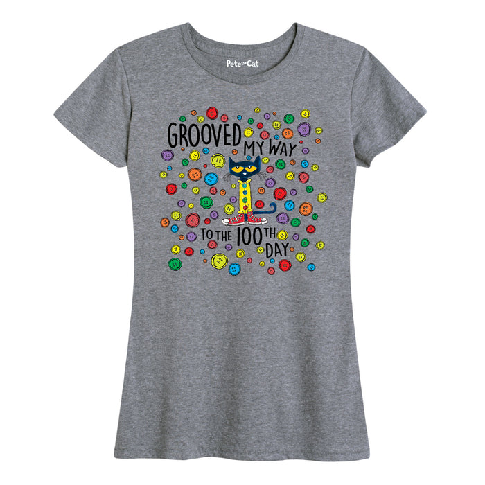 PTC 100Th Buttons Womenss Short Sleeve Classic Fit Tee