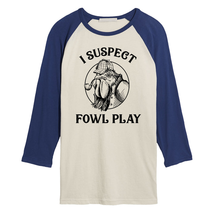 Mens Fowl - JUNK FOOD Adult Raglan