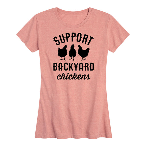 Support Backyard Chickens Womens Tee