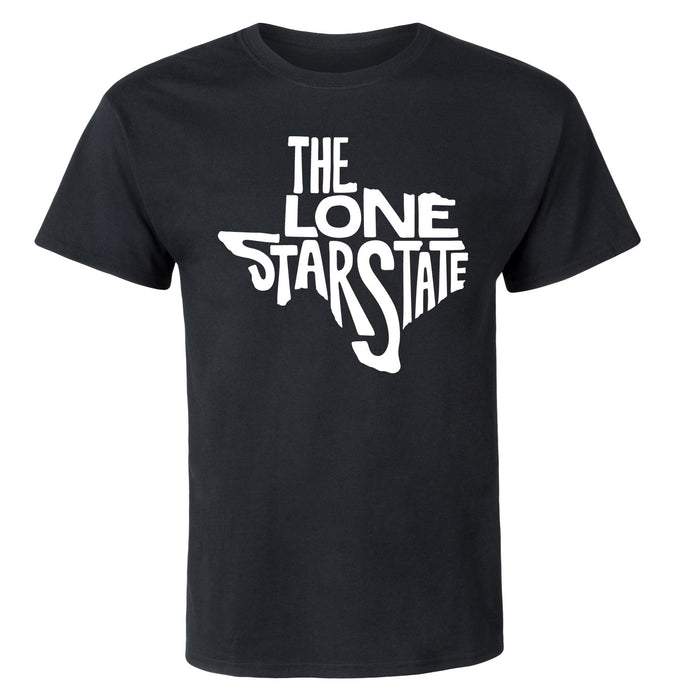 The Lone Star State, Texas Outline Men's Short Sleeve T-Shirt