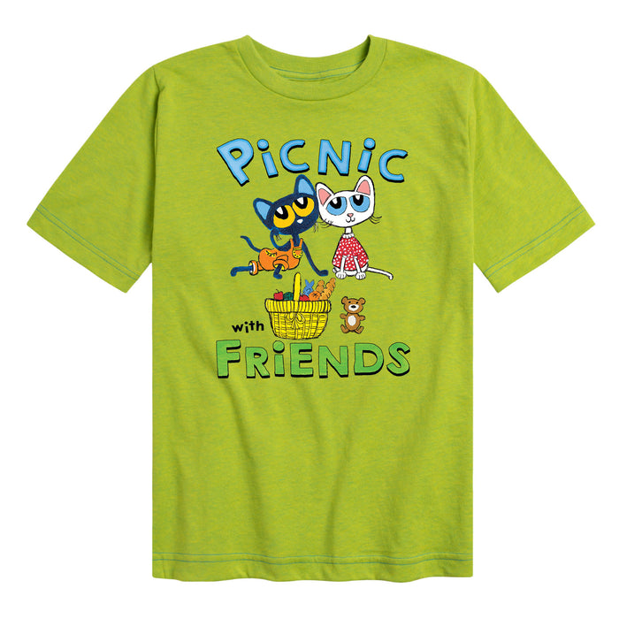 PTK Picnic With Friends Kids Short Sleeve Tee